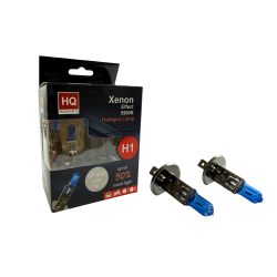 HQ Automotive H1 12V 55W Xenon Effect 5500K +50% DUOBOX